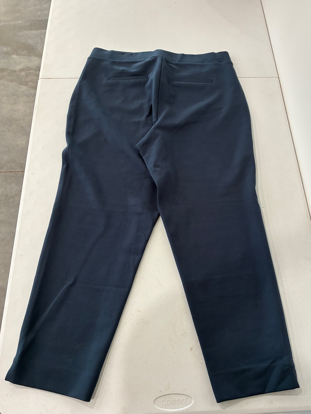Torrid Studio Blue Pull-On Relaxed Taper Dress Pants Size 1R Regular Office
